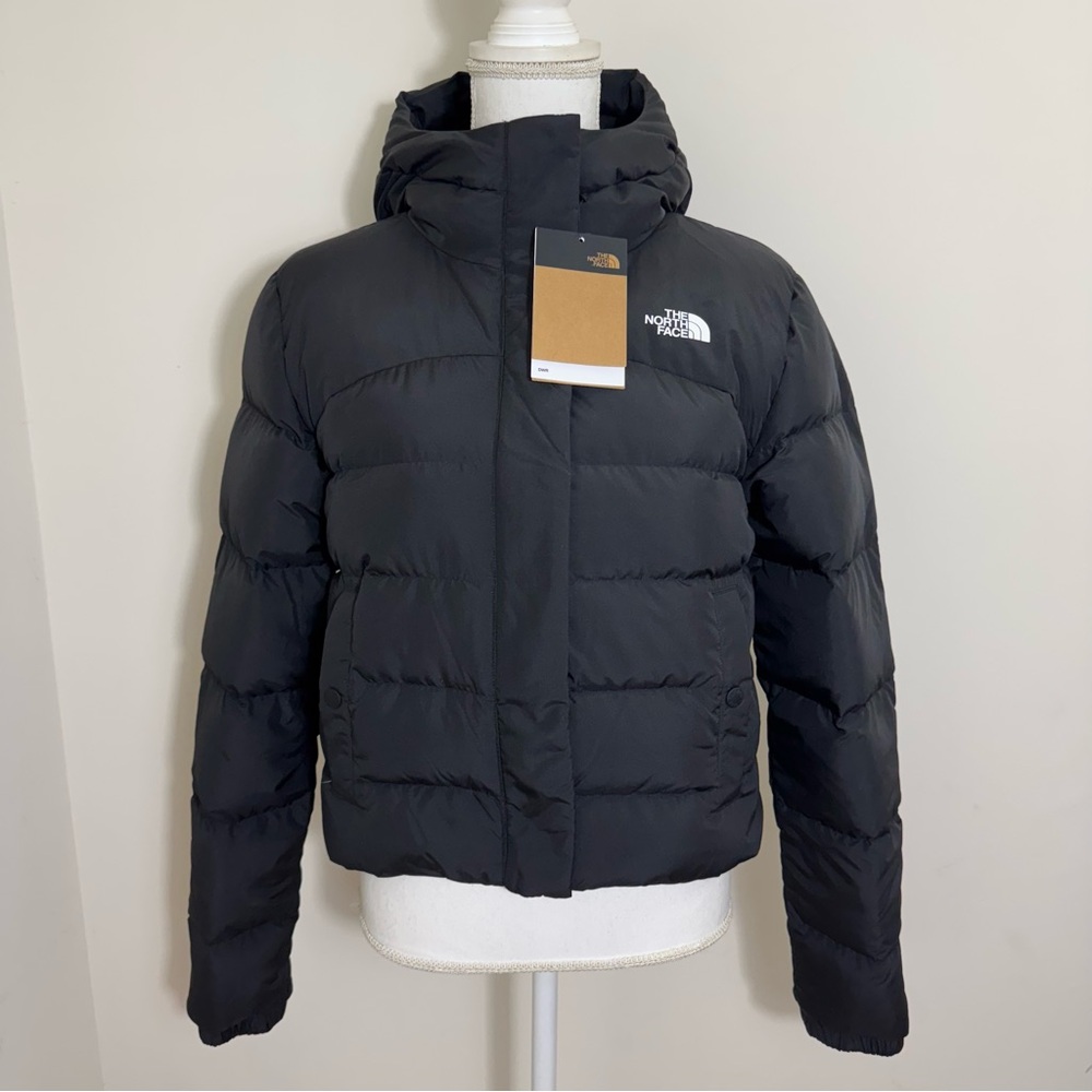 The North Face Women's Baltic Down Puffer Hoodie Coat TNF Black Sz S M L XL